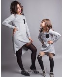 Комплект платьев-туник Family Look для мамы и дочки Актив М-230