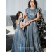 Комплект платьев Family Look для мамы и дочки Золушка М-2055 цвет белый