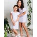 Комплект платьев для мамы и дочки Гармония М-2031 цвет белый