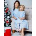 Комплект нарядных платьев мама и дочка Флёр М-2108