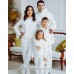 Комплект спортивных костюмов для всей семьи Люкс М-2160 белый