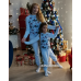 Новогодние костюмы в стиле family look для всей семьи Снегири М-2200