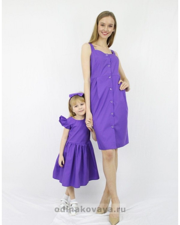 Красивые платья для мамы и дочки, КМ2133