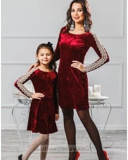 Комплект платьев для мамы и дочки Маркиза М-2012