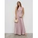 Вечернее платье с открытой спинкой Золушка М-2055 цвет розовый