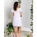 Шифоновое платье с крылышками Гармония М-2031 цвет белый