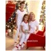 Комплект пижам для мамы и дочки  family look Love М-2169