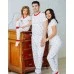 Комплект пижам в стиле family look на четверых Love М-2169