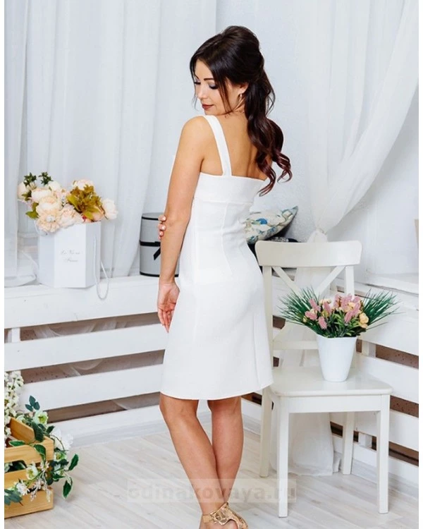Платье Молли М-1063 цвет белый