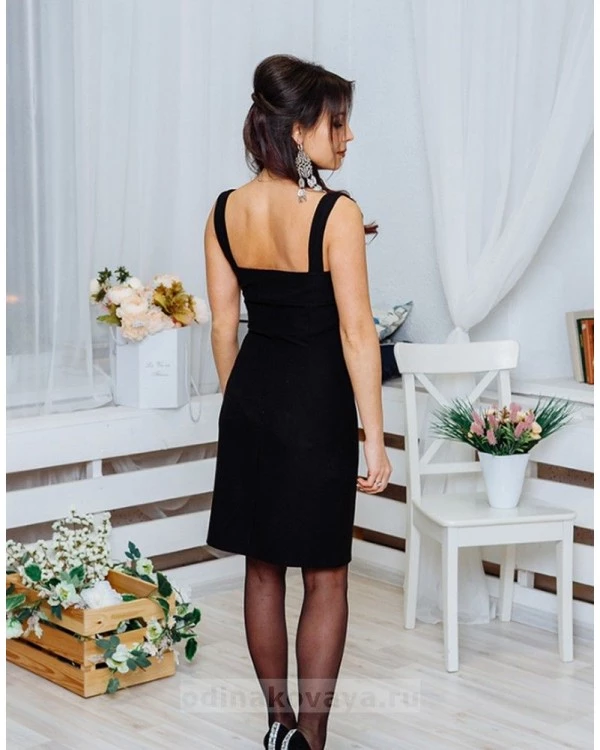 Платье Молли М-1063 цвет черный