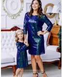Комплект вечерних платьев для мамы и дочки Френсис М-2146