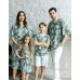 Комплект в стиле family look Карибы для папы и сына Тропики М-2218