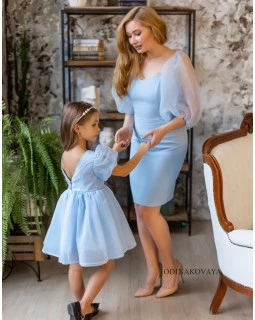 одинаковые платья для мамы и дочки