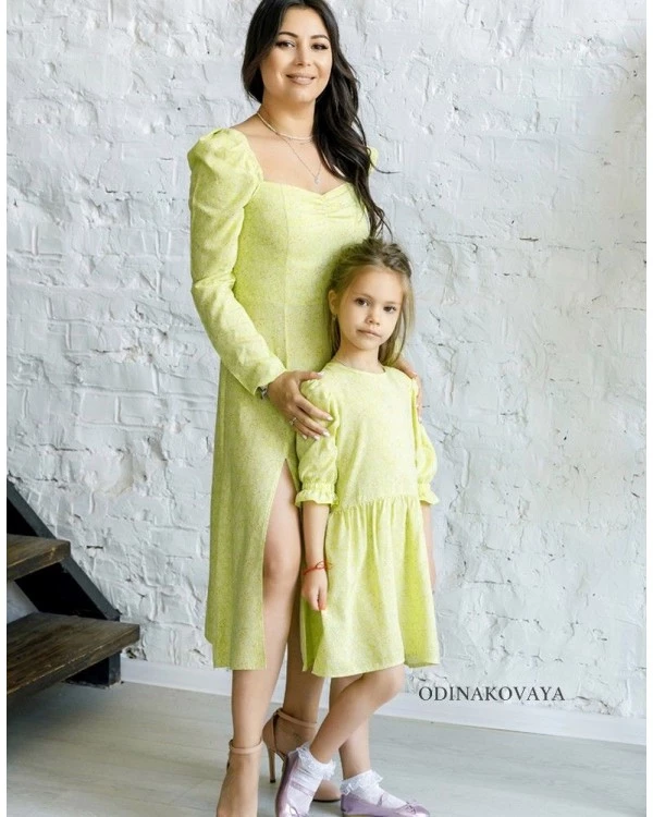 Платья в одном стиле для мамы и дочки Кэтти М-2192